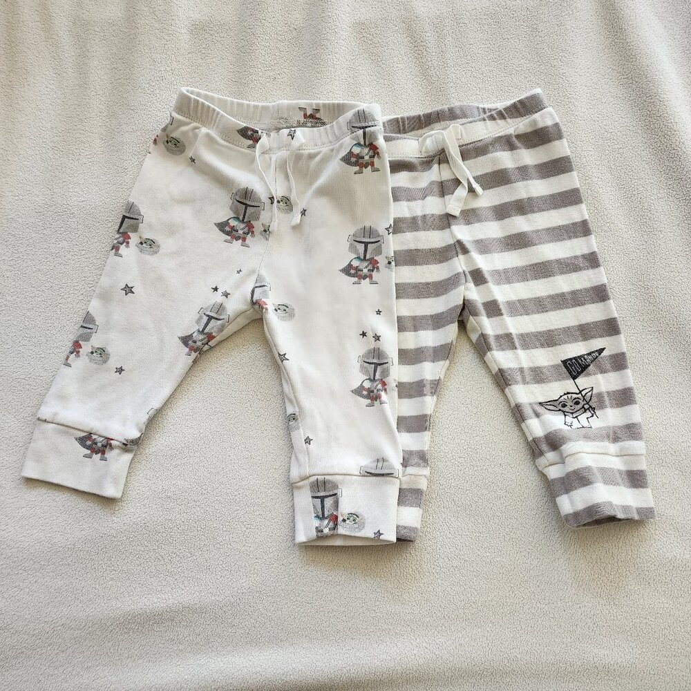 2pc Star Wars Baby GAP Pants - Size 6-12mos